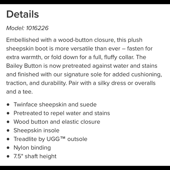 UGG | NWOT Bailey Button Booties - Picture 8 of 8